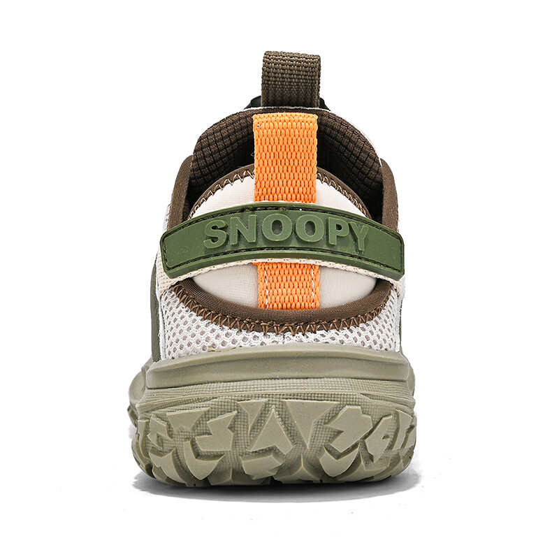 Кроссовки Snoopy Kids Lifestyle Shoes Kids Low-top Green/Beige, хаки — фото 4