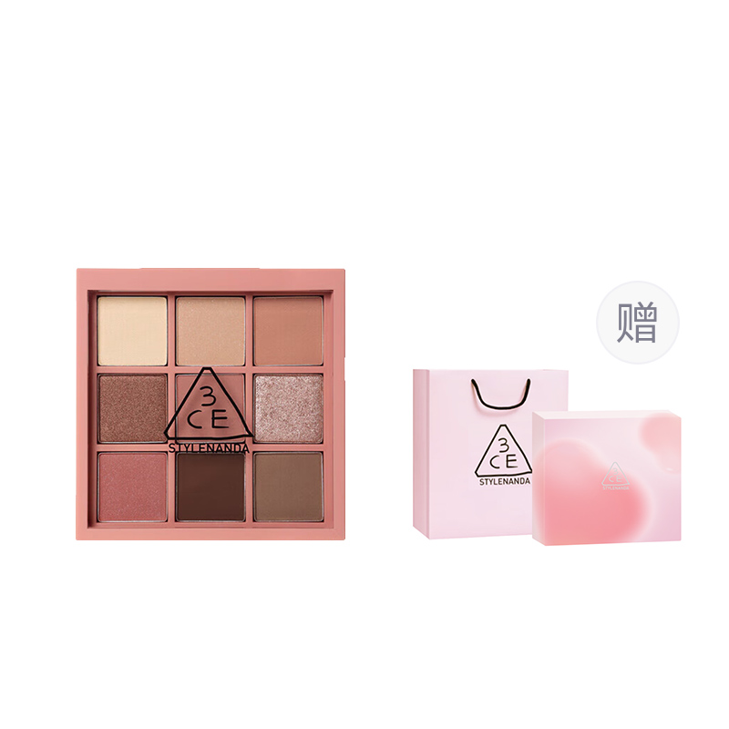 

Девять секций теней для век легко растушевываются шиммер натуральное маскирующее подчеркивание формы глаз коробка 3CE