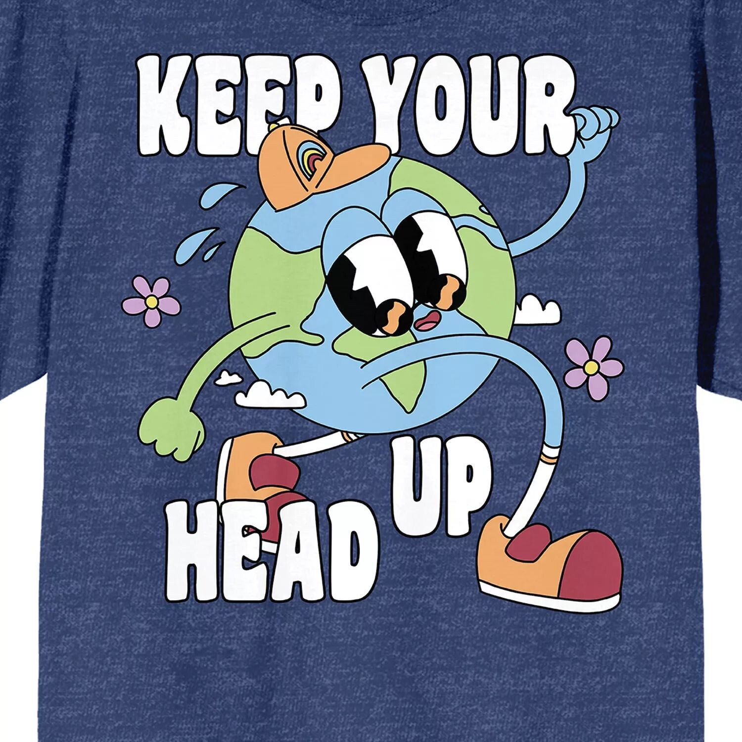 

Мужская футболка Positive Vibes с рисунком земли Licensed Character