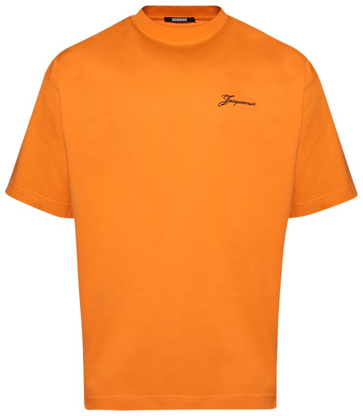 

Футболка Jacquemus Le T-Shirt Halteres 'Athletic Club Orange', оранжевый