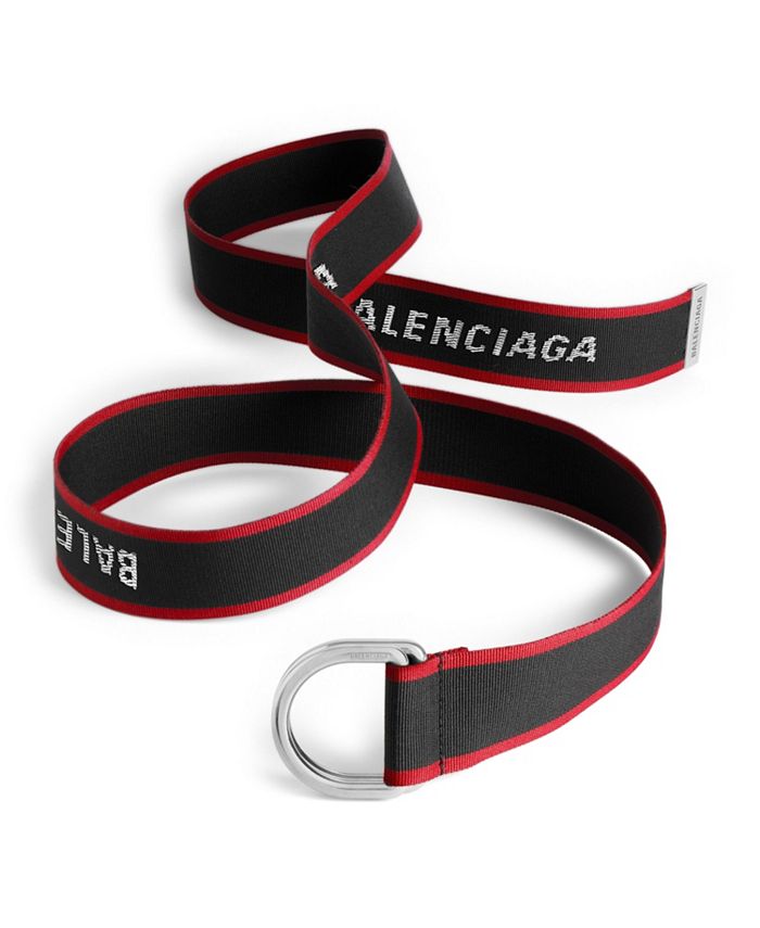 

Ремень с D-образными кольцами Balenciaga, черный