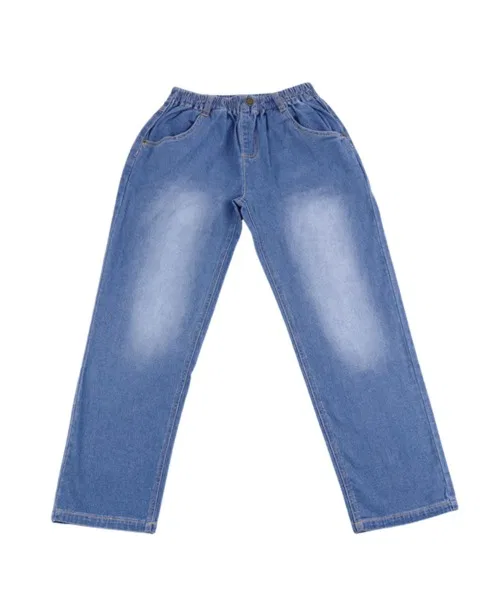 Джинсы Njeans 26003 свободного кроя, эластичные, прямые. — фото 3