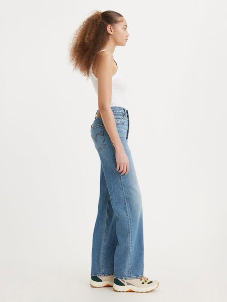 Прямые джинсы RIBCAGE, цвет индиго Levi's, Medium Indigo - Worn In — фото 3