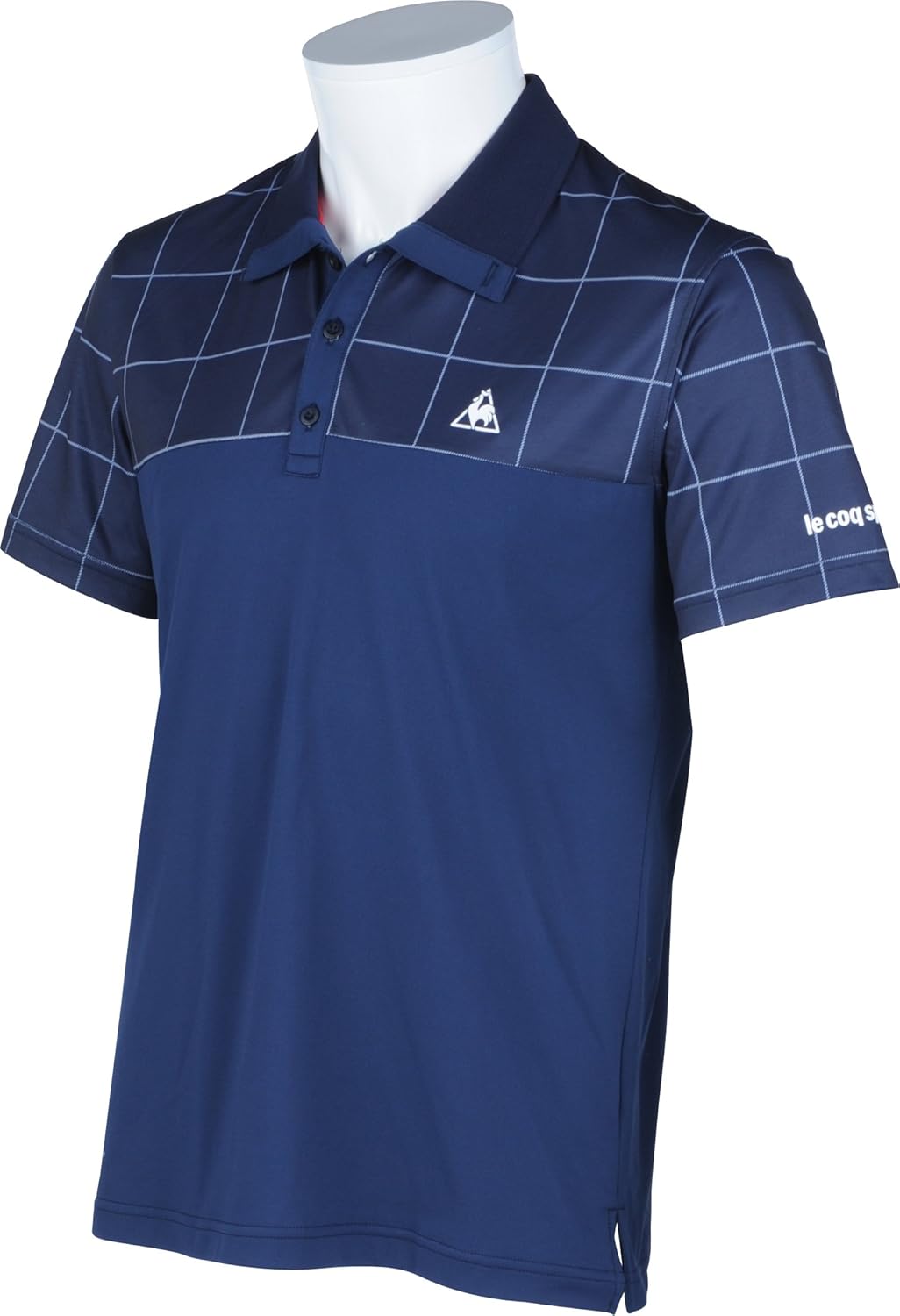 

Мужская рубашка поло с коротким рукавом le coq sportif QT-710153, темно-синий