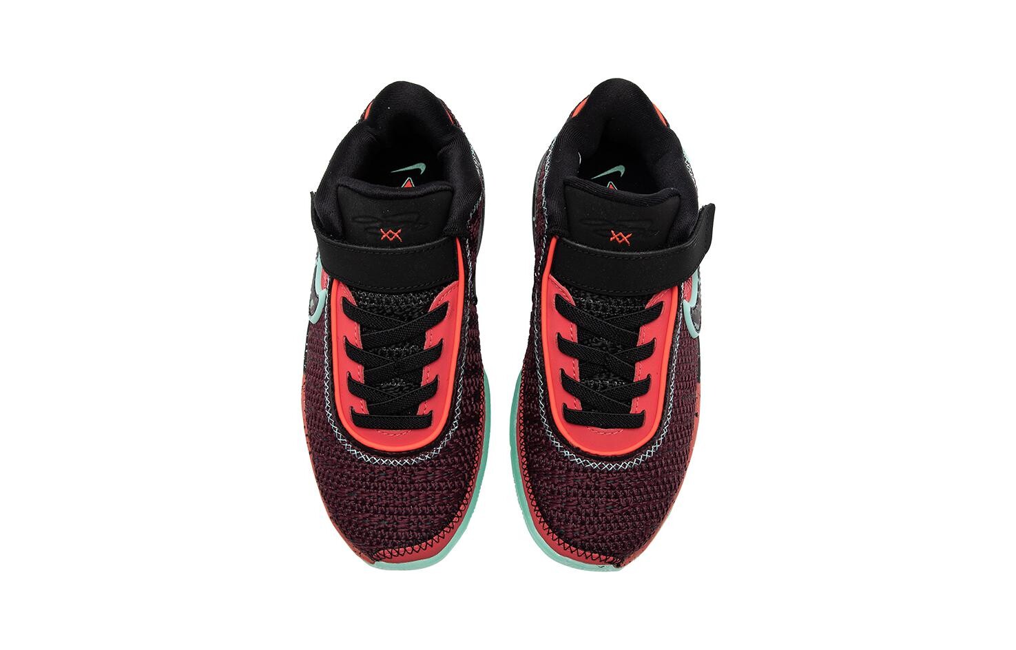 Детские баскетбольные кроссовки Nike Lebron 20 PS, Red, black, green — фото 4