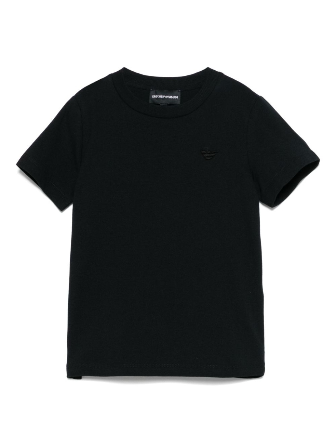 

Emporio Armani Kids футболка с вышитым логотипом, синий