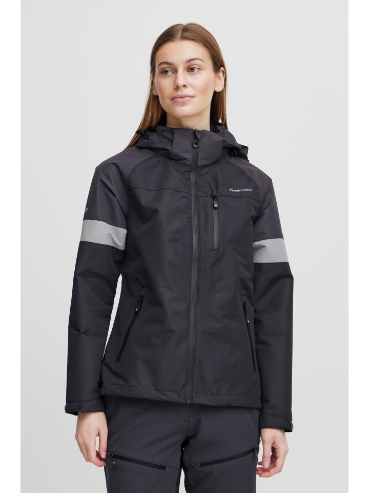 

Куртка North Bend Kurzjacke NBToana W Jacket hochwertige Funktionsjacke für Damen, черный