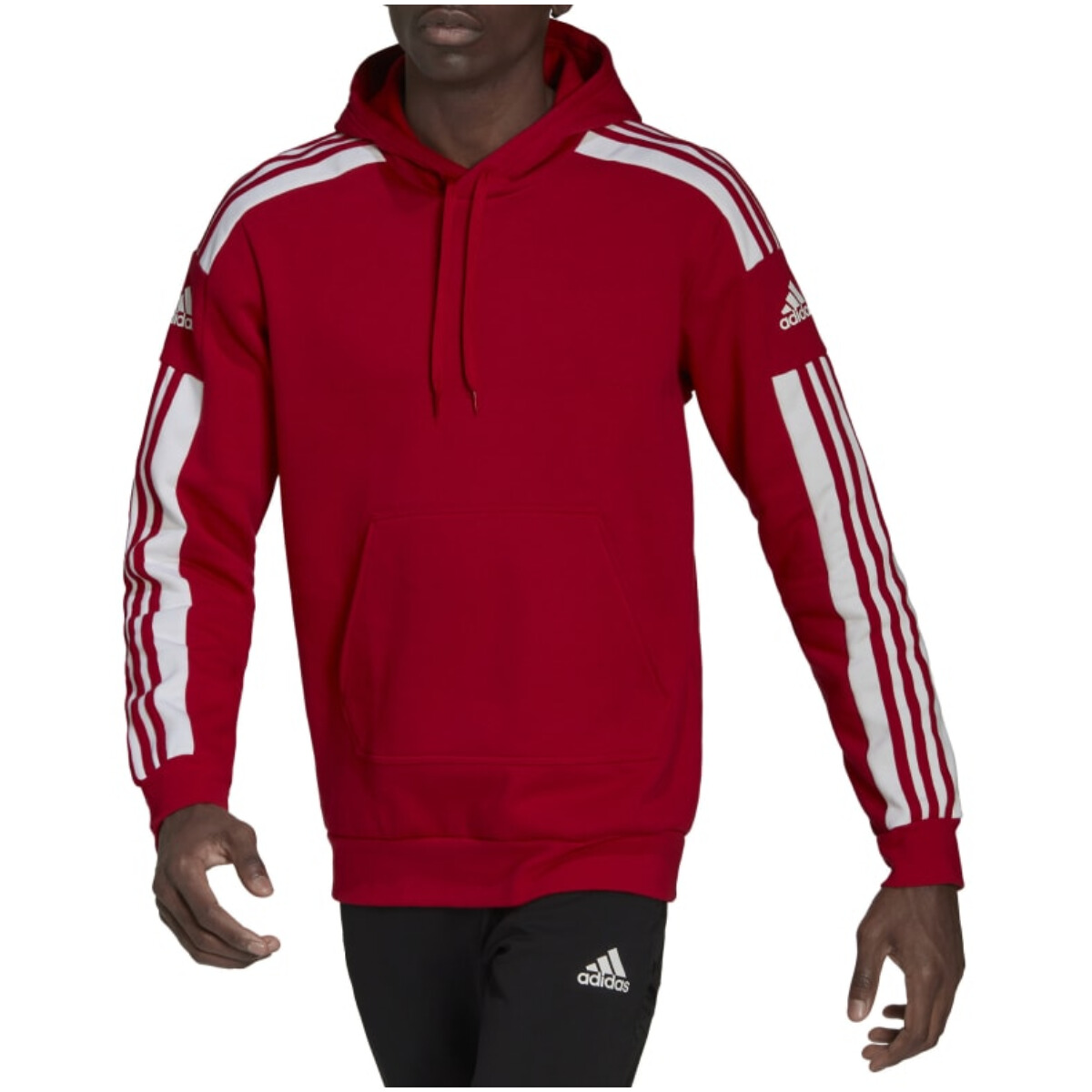 

Толстовка мужская Adidas с полосками, красный