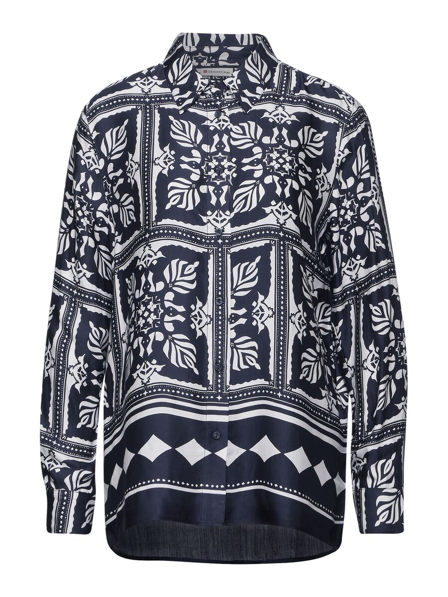 

Рубашка STREET ONE Blouse, морской синий