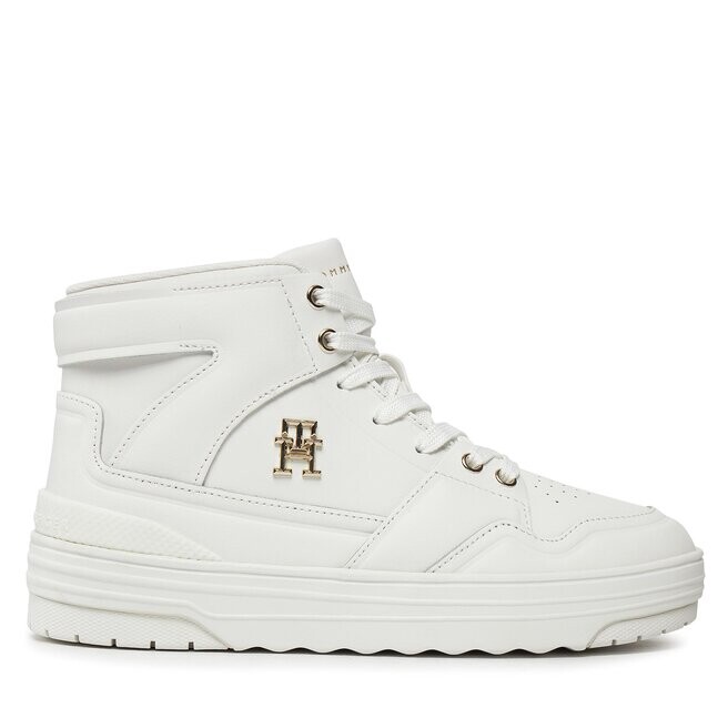 

Кроссовки Tommy Hilfiger Th Basket Hi FW0FW07757 Ecru YBL, экрю