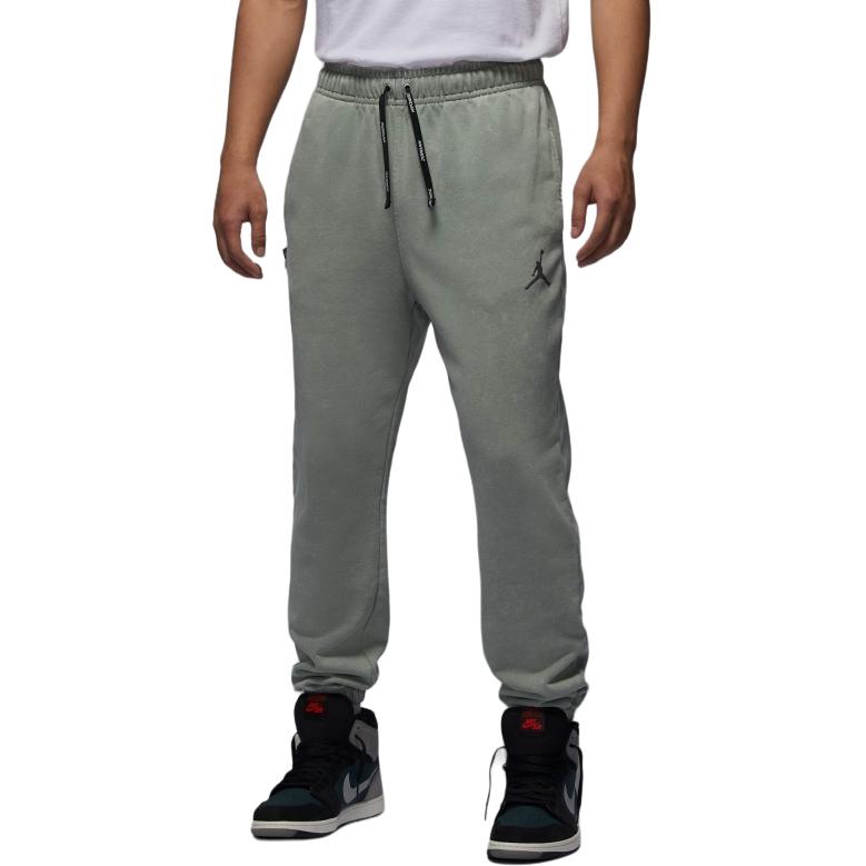 Jordan Спортивные брюки FLC для мужчин серо-зеленые — фото 3