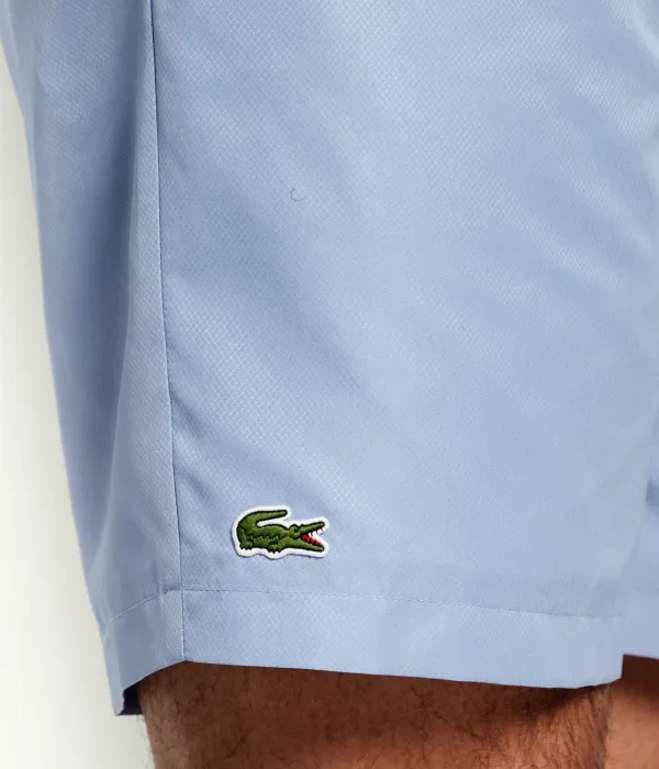 Шорты relaxed fit Lacoste, небесно-голубой — фото 4