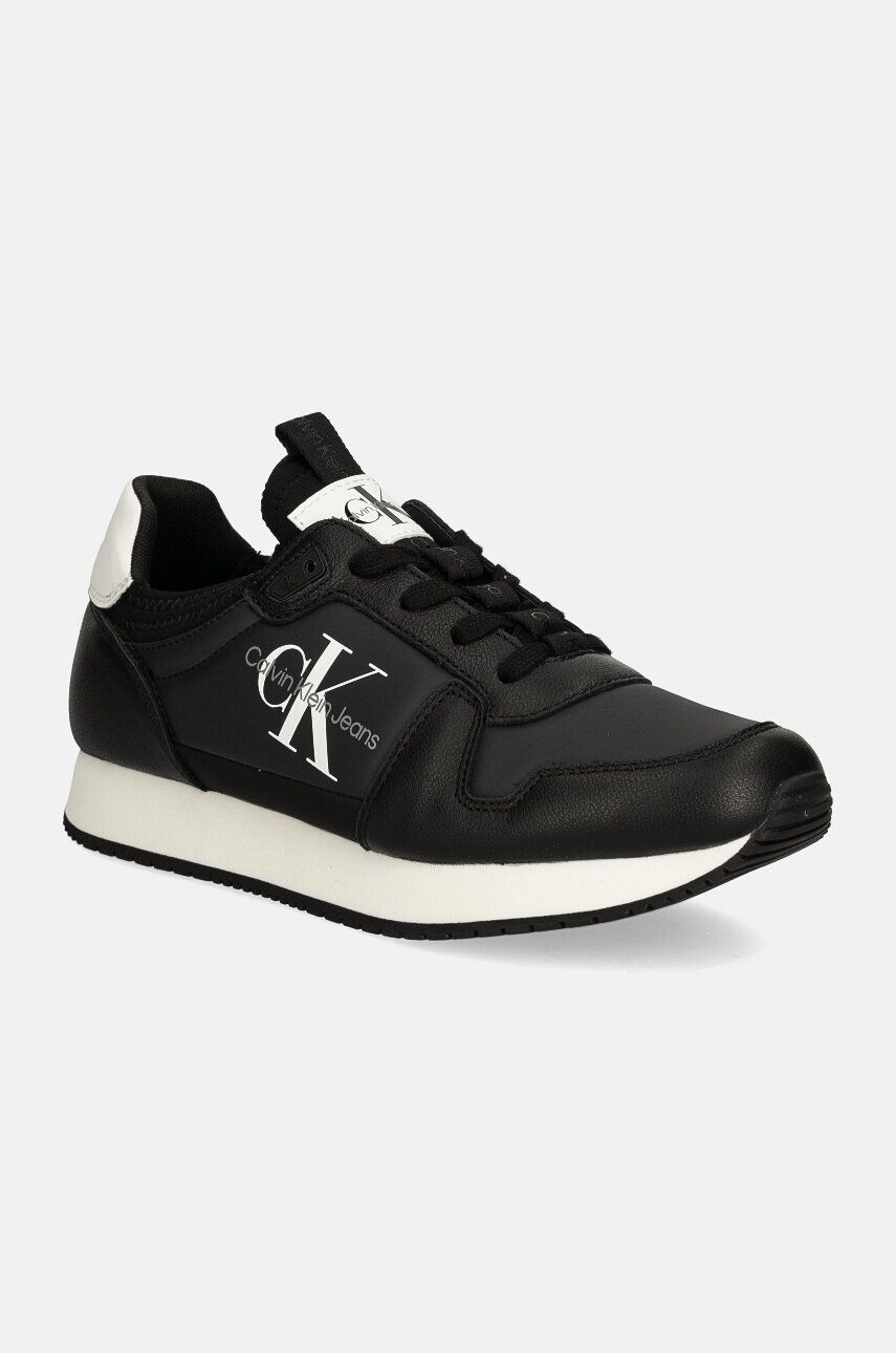 

Кроссовки Calvin Klein Jeans RUNNER SOCK LACEUP ML LTH, черный