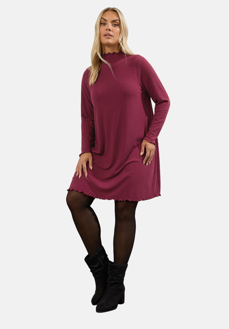 

Платье Yours Clothing CASUAL, Dark Pink/Light Red