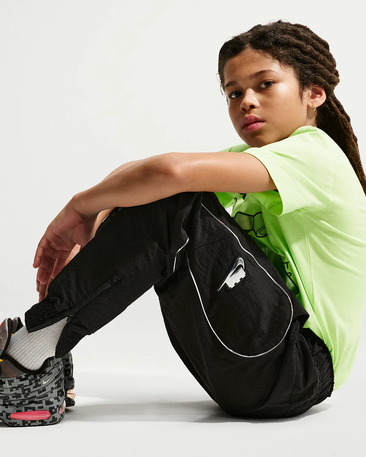 Детские штаны Nike x LEGO® Collection, Black/Black/Black — фото 4