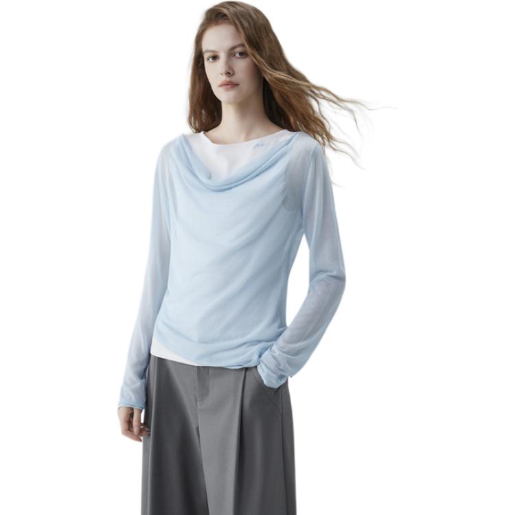 

ELLE Тонкий двухкомпонентный комплект для женщин в синем цвете