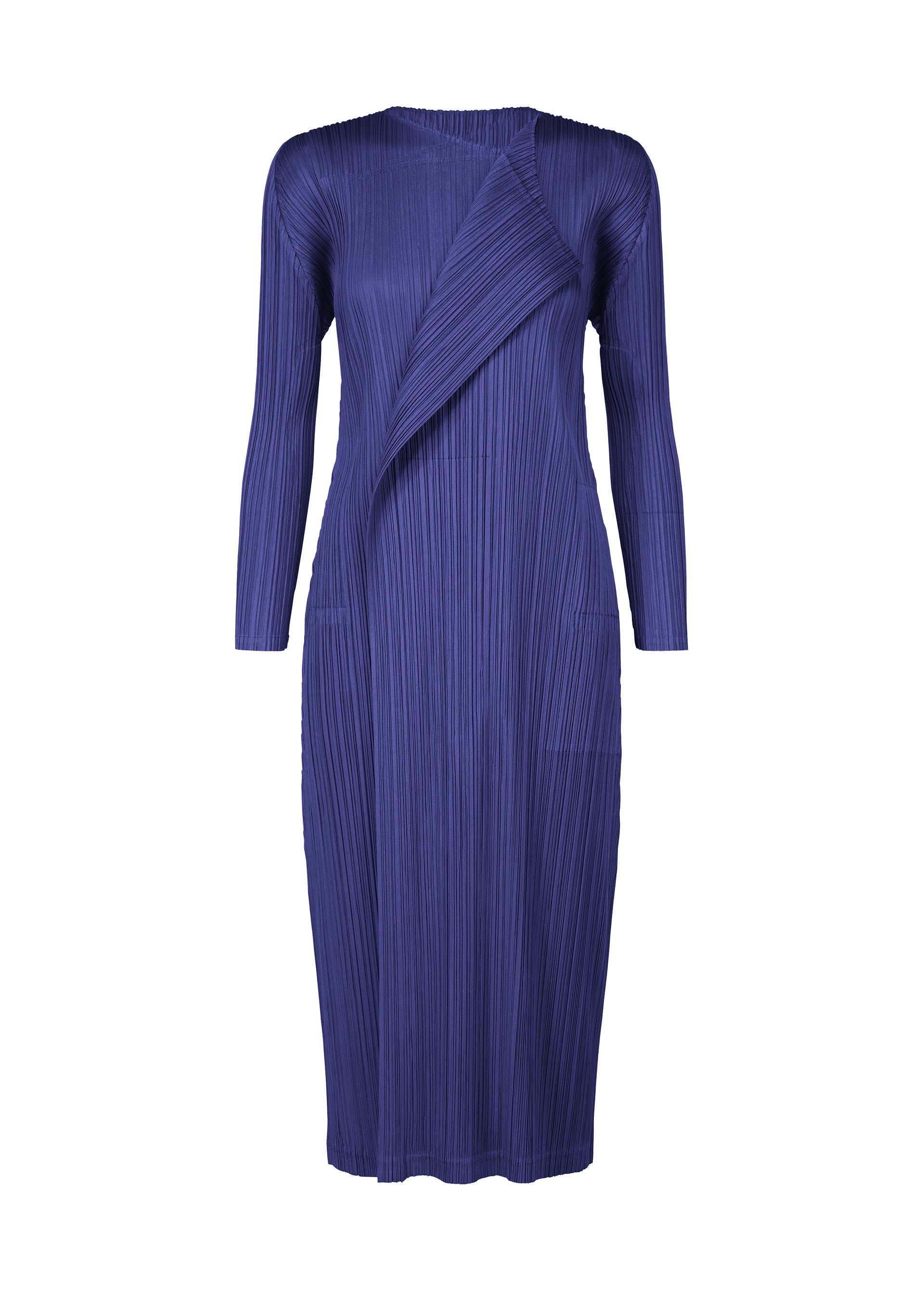 

Платье light wave Pleats Please Issey Miyake, синий