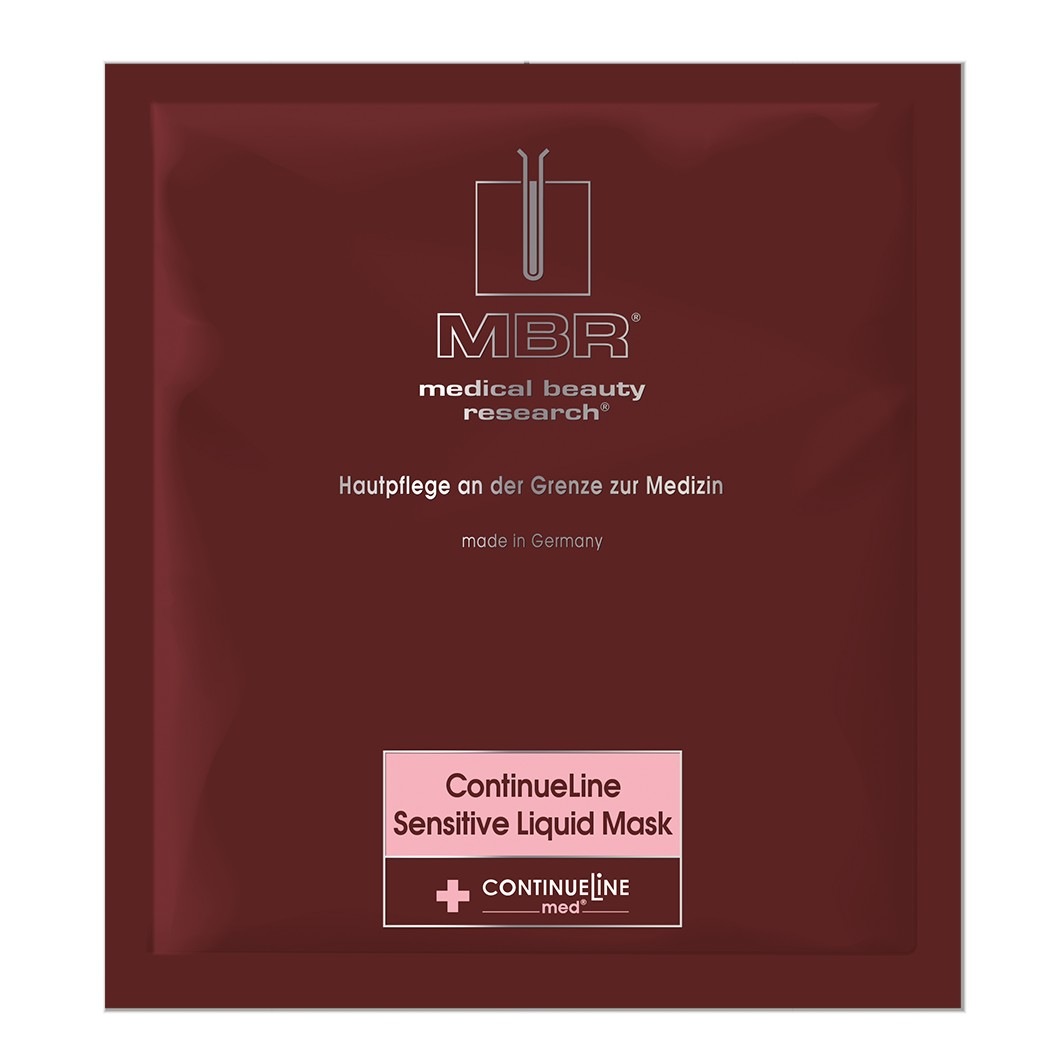 

Маска для лица continueline med sensitive liquid maskvpe 8 x 20ml vliesmaske im sachet Mbr Medical Beauty Research, объем 20 мл