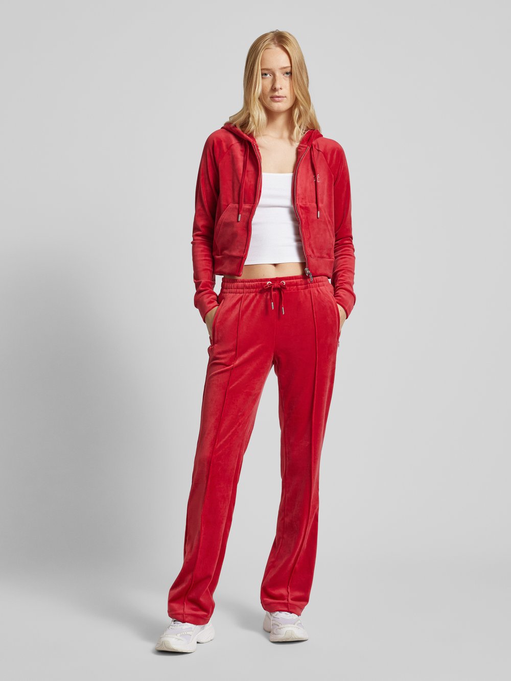

Спортивные брюки с эластичным поясом модель «TINA» Juicy Couture, красный