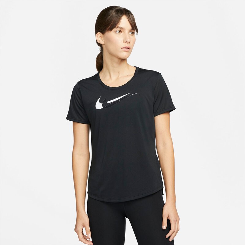

Футболка Dri-Fit Swoosh Run Nike, черный