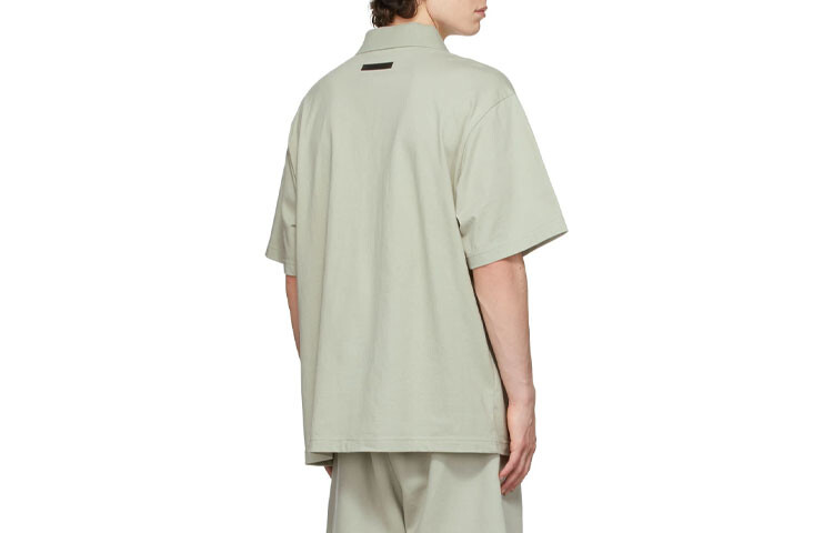 Футболка поло FW21 унисекс зеленая Fear Of God Essentials, зеленый — фото 2
