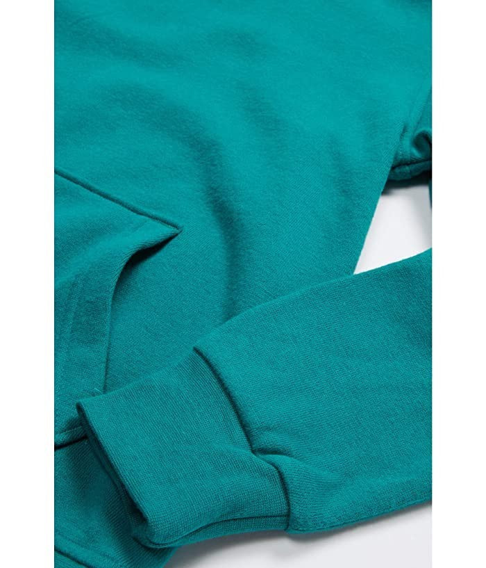 #4kids Essential Hoodie Youth Tidepool Cotton Pockets Long Sleeve GBO246, зеленый — фото 2