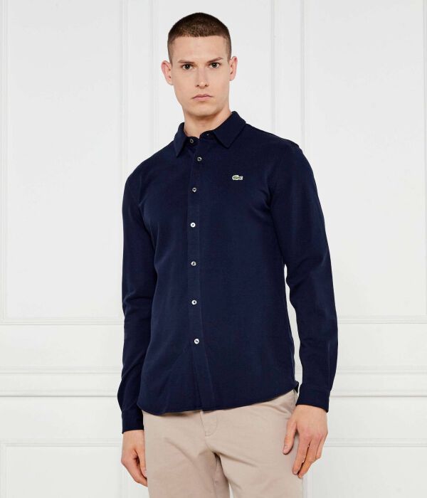 

Рубашка Slim fit Lacoste, синий