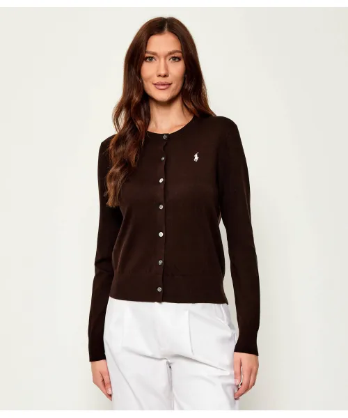 

Кардиган Regular fit Polo Ralph Lauren, коричневый