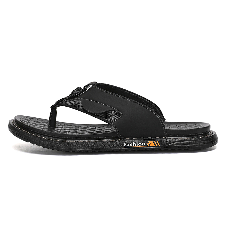 

NANJIREN Мужские устойчивые к истиранию противоскользящие шлепанцы EVA черные, цвет Black