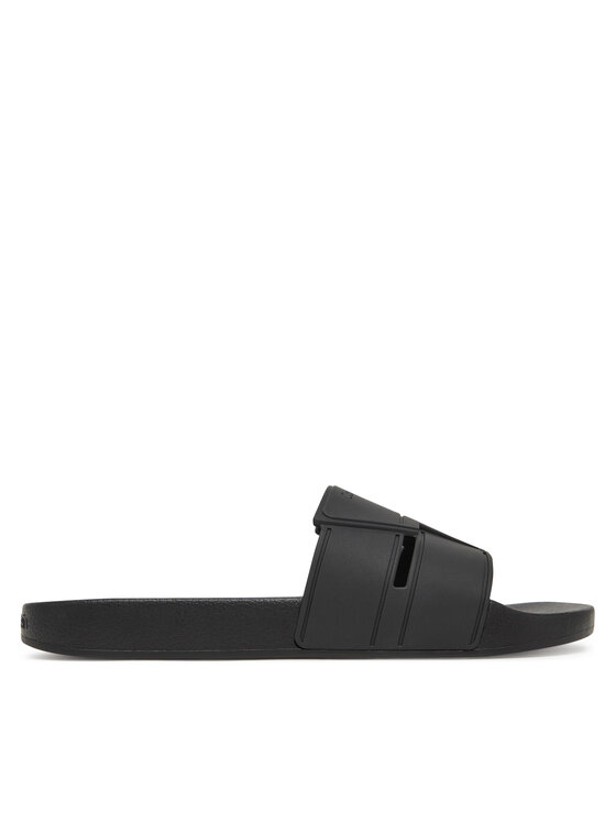 

Мюли Pool Slide Double T HM0HM01752 Calvin Klein, черный