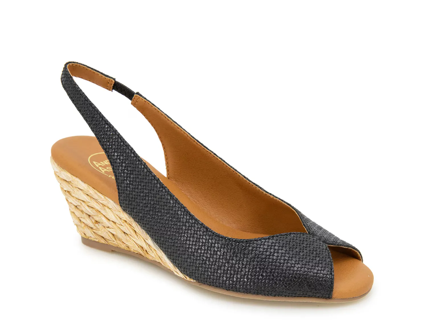 

Сандалии Kenzy Featherweight Wedge Sandal Andre Assous, черный