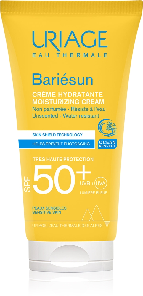 

Bariésun fragrance-free cream spf 50+ защитный крем для лица без отдушек spf 50+ Uriage, 50 мл