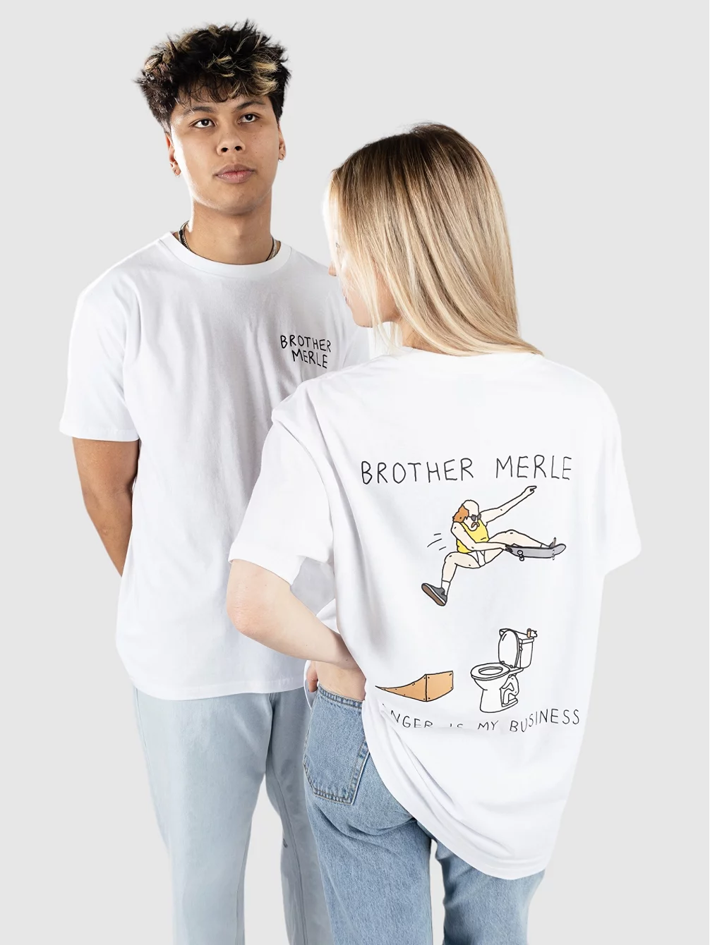 

Футболка «Беникака» Brother Merle, белый