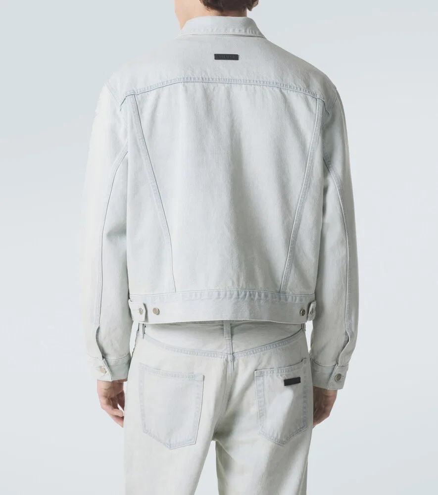 Джинсовая куртка Fear of God, синий — фото 4