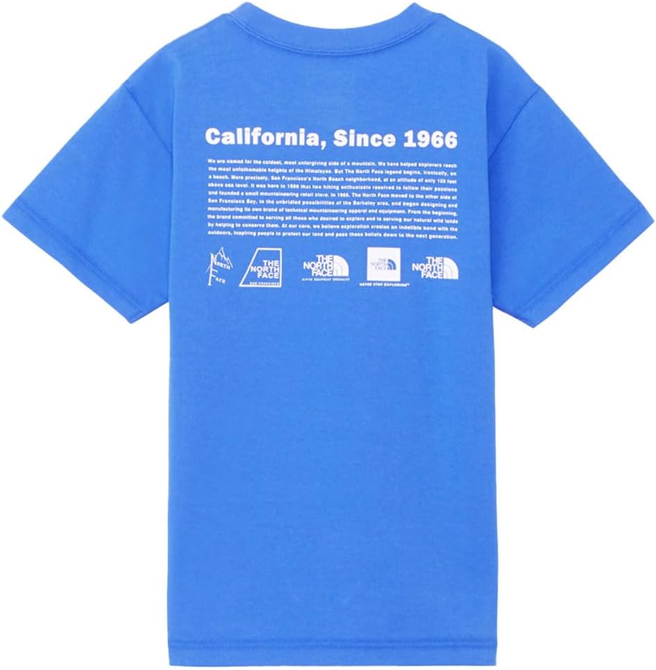 

Детская футболка с коротким рукавом THE NORTH FACE с историческим логотипом (NTJ32356) унисекс, синий