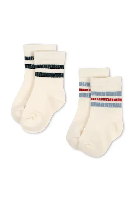 Носки детские 2 шт ACT SOCKS Konges Sløjd, бежевый