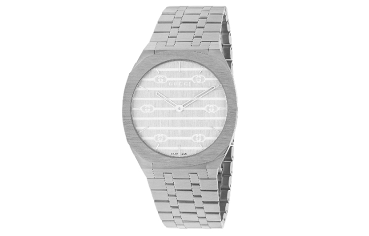 

GUCCI Часы Wrist Watch Quartz Movement Stainless Steel Strap 34mm Silver Dial Women's Watch