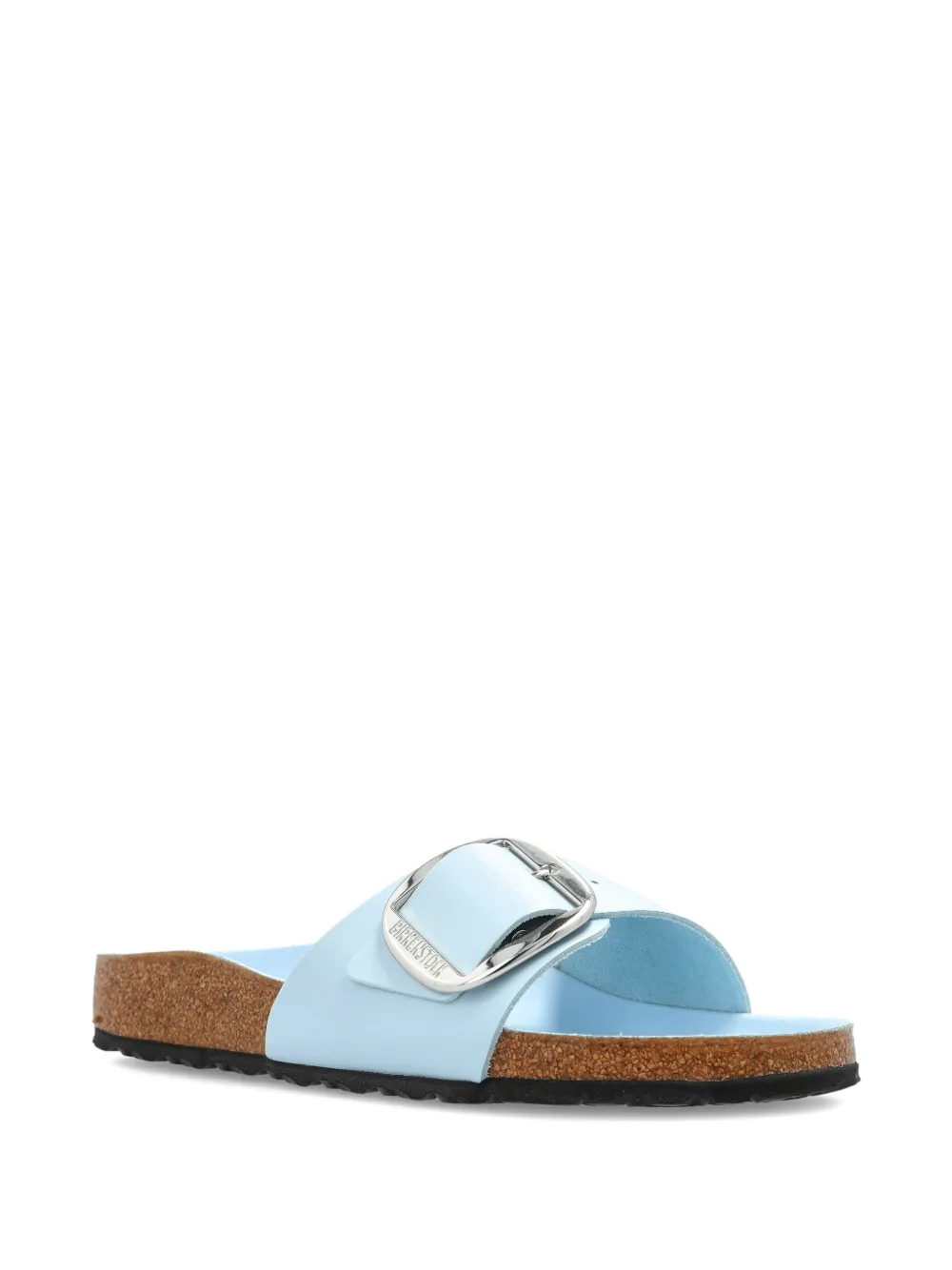 Сандалии из лакированной кожи с пряжкой BIRKENSTOCK, синий — фото 2