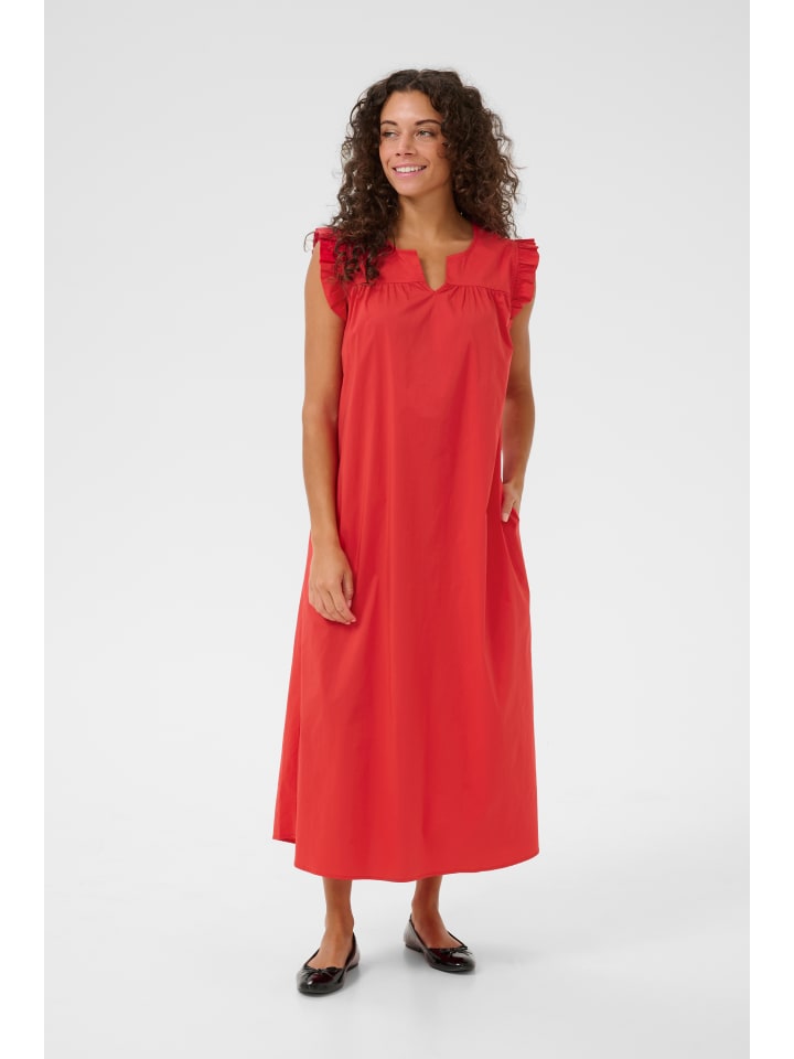 

Платье CUberri свободного кроя в цвете Огненно-красный CULTURE