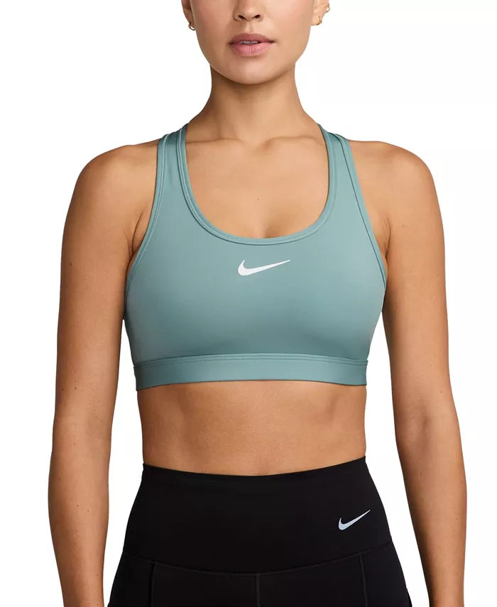 

Женский спортивный бюстгальтер с подкладкой Swoosh, XS-4X Nike
