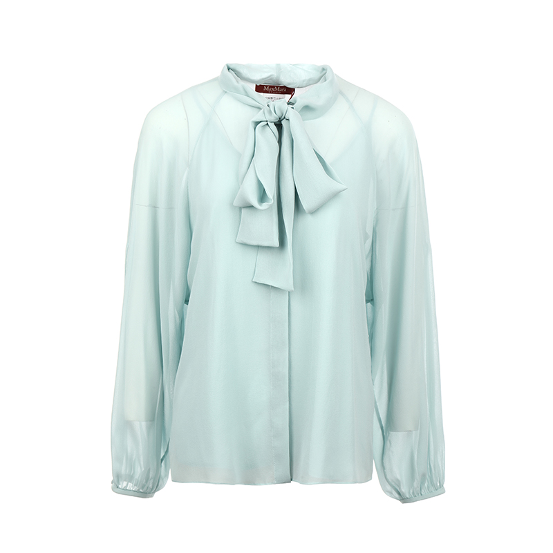 

MaxMara Studio Шифоновая блузка Women's Light Blue