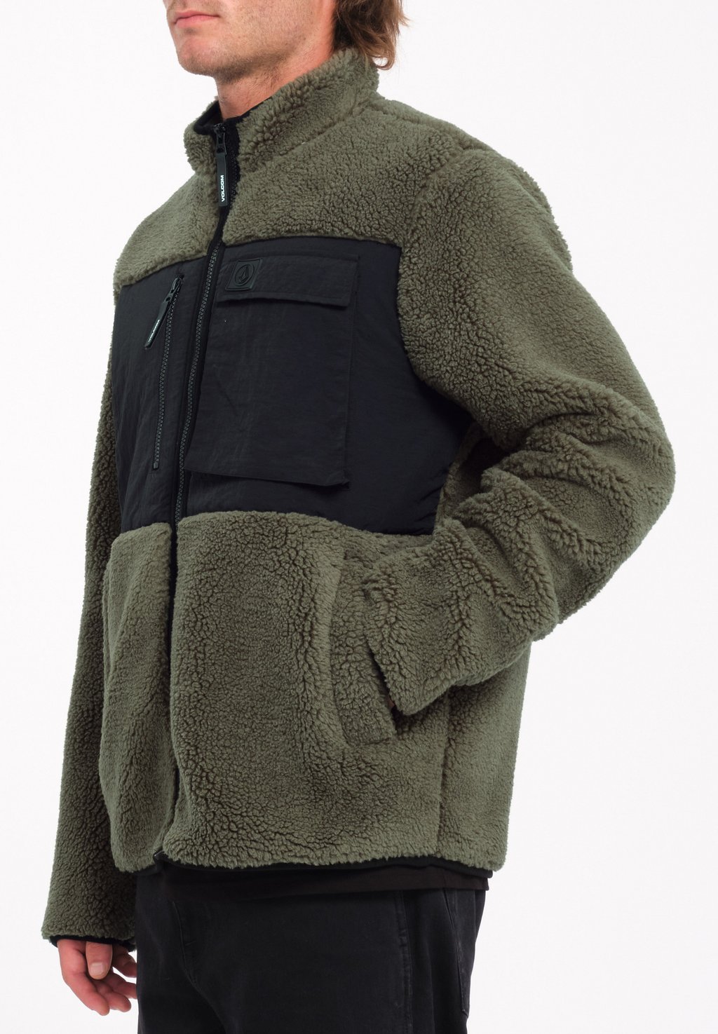 

Флисовая куртка STORMSTONE Volcom, зеленый