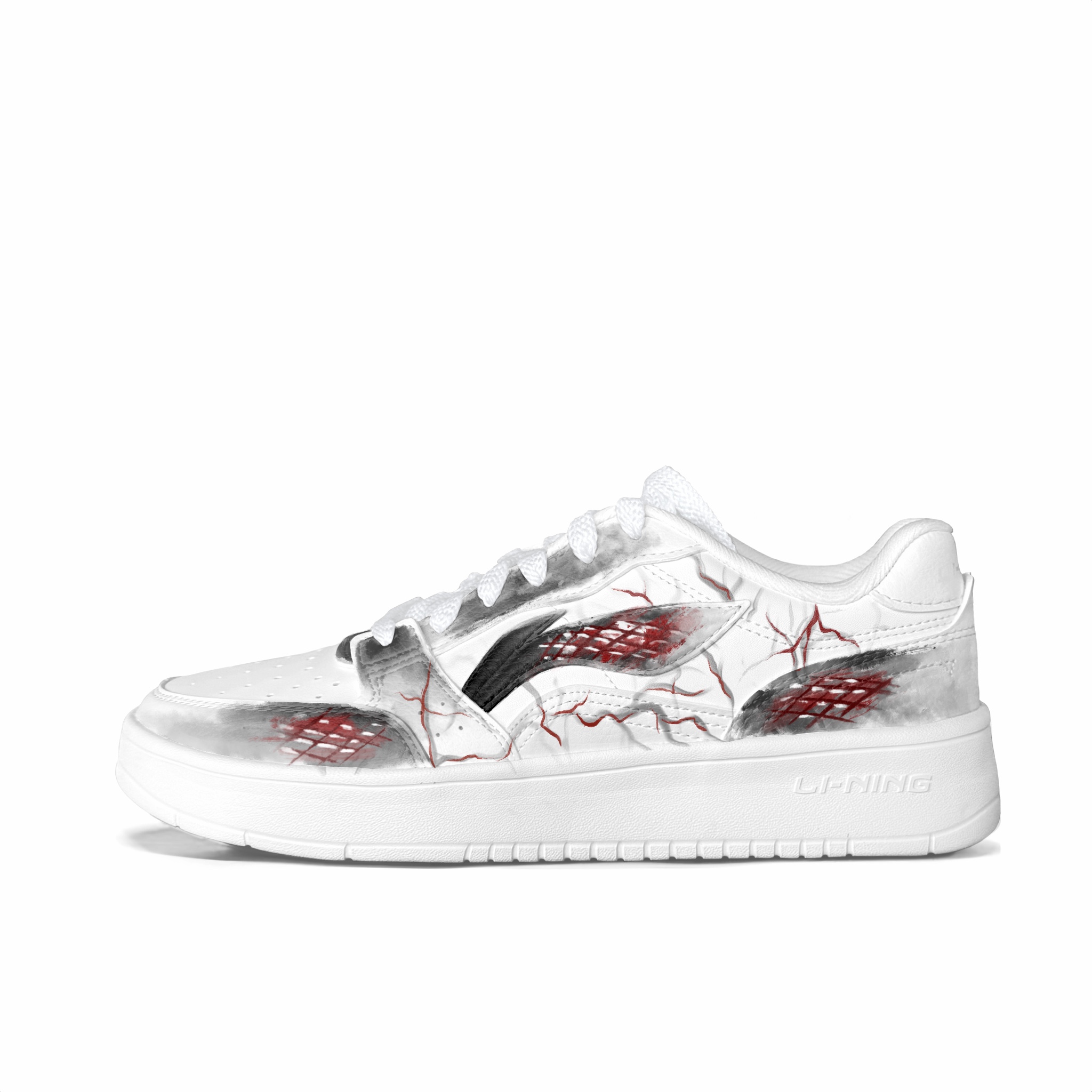 

Acer Truncatum устойчивые к истиранию нескользящие низкие кроссовки для скейтбординга мужские LINING, черный