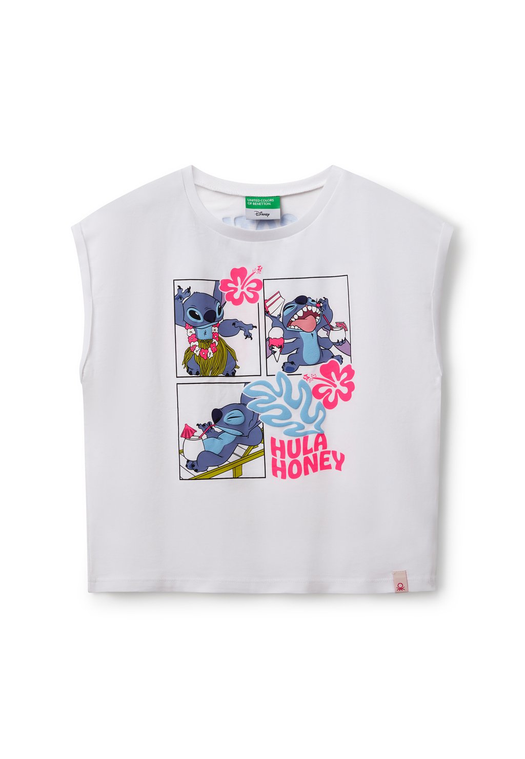 

Футболка с принтом United Colors of Benetton, белый