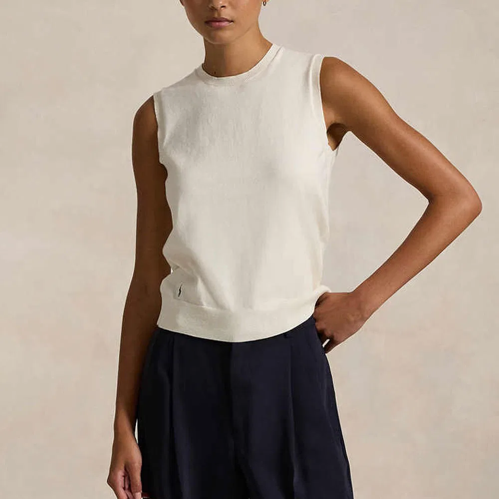 Топ-безрукавка Polo Ralph Lauren White — фото 4