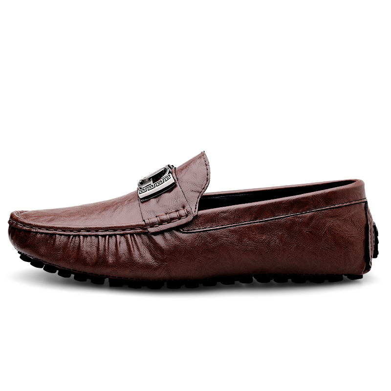 

BAGE Мужские повседневные туфли без подкладки коричневые, цвет Brown