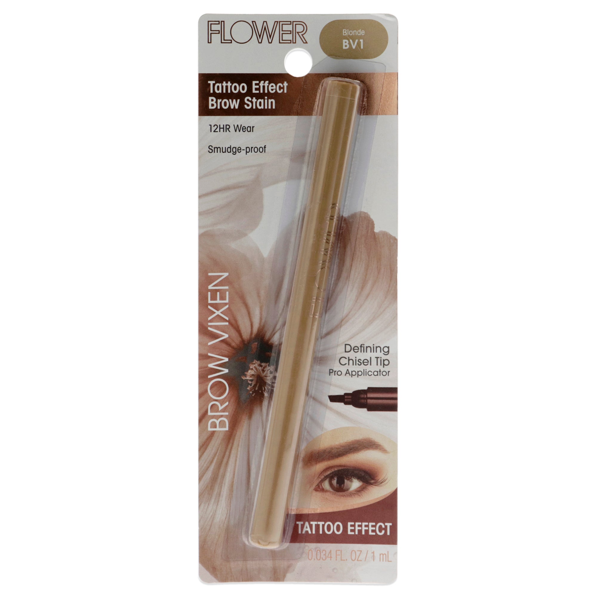 

Краска для бровей Brow Vixen Tattoo Effect - BV1 Blonde от Flower Beauty для женщин - 0,034 унции Flower Beauty, Small