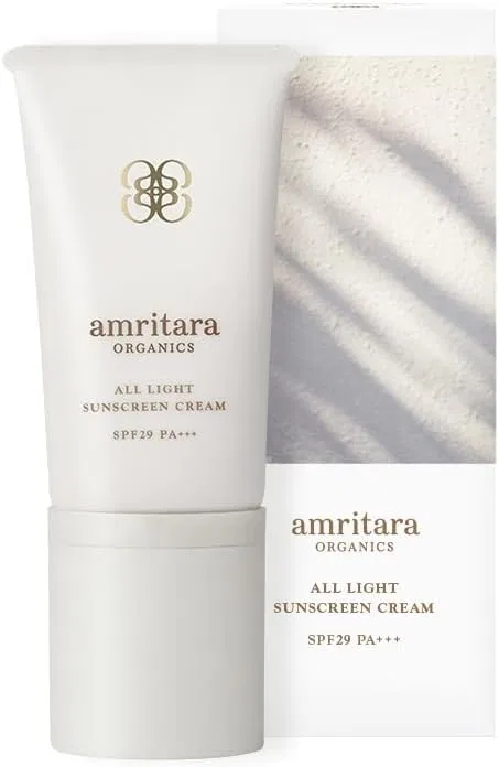 Солнцезащитный крем Amritara All Light Sunscreen Cream SPF29 PA+++ белый 40 г — фото 2