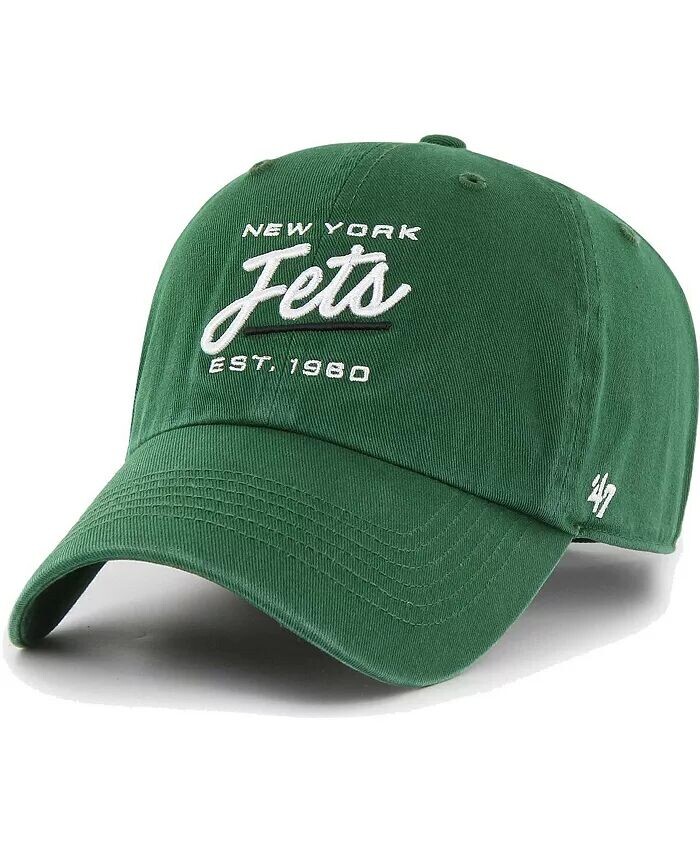 

Женская зеленая регулируемая кепка New York Jets Sidney Clean Up '47 Brand, зеленый