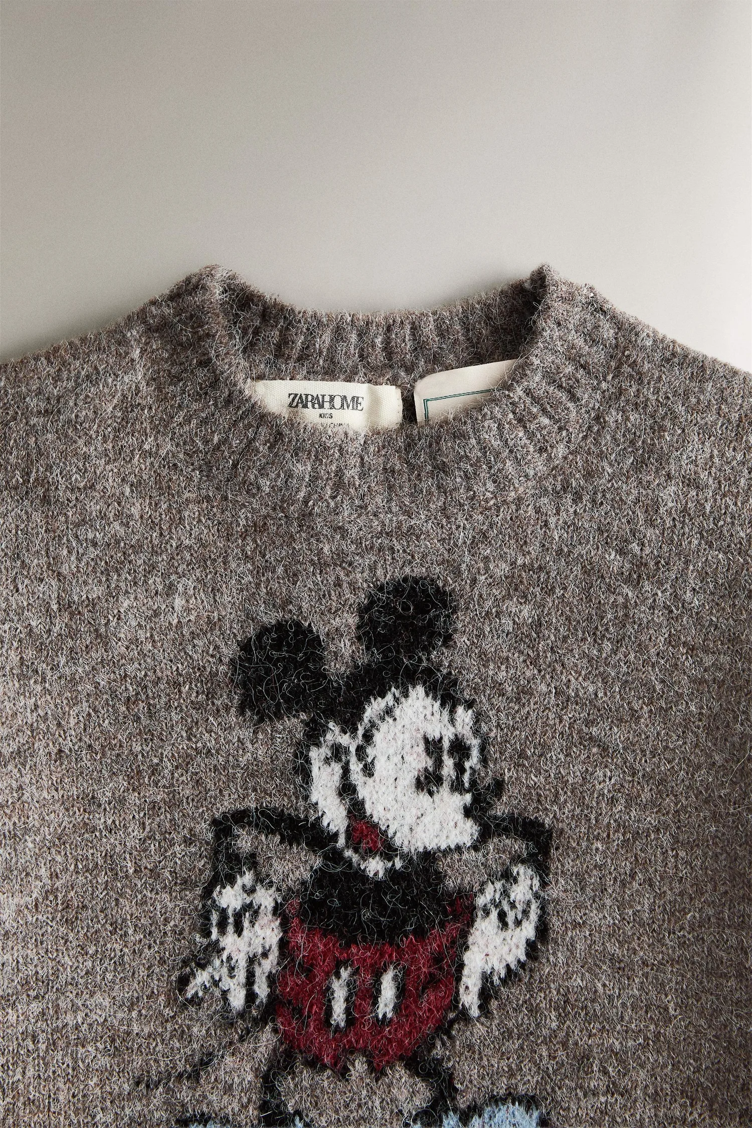 Детский свитер с микки маусом ©disney Zara, коричневый — фото 2